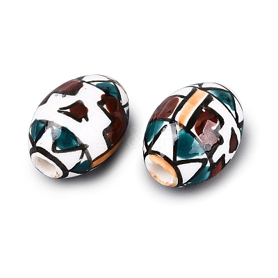 Handmade Porcelain Beads PORC-Q007-08A-1