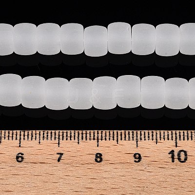 Imitation Jade Glass Beads Strands GLAA-N002-8mm-01-1