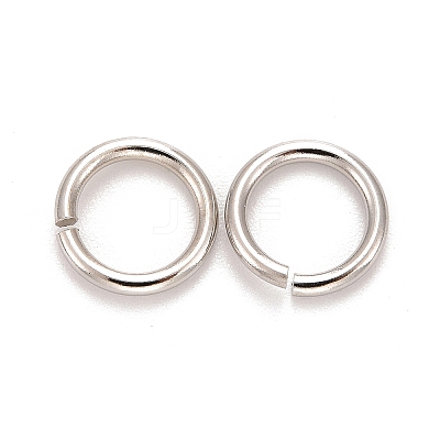 Brass Open Jump Rings KK-M165-7mm-01P-NR-1