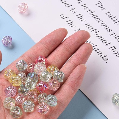 Transparent Acrylic Beads X-TACR-S154-33C-1
