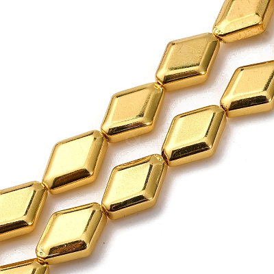 Electroplate Glass Beads Strands EGLA-H109-11F-1