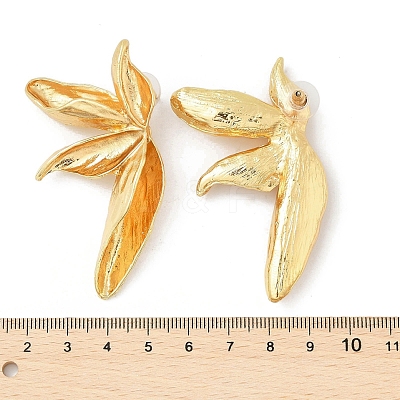 Alloy Stud Earrings EJEW-D300-02G-05-1