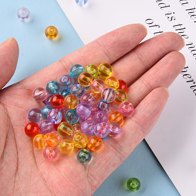 Transparent Acrylic Beads MACR-S370-A8mm-1