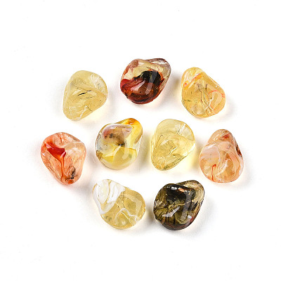 Transparent Acrylic Beads TACR-T028-44F-1