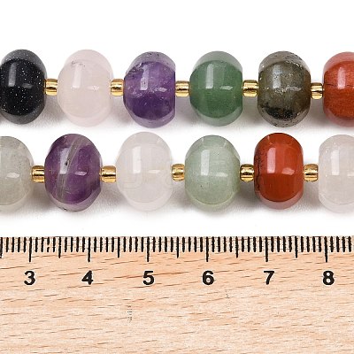 Mixed Gemstone Beads Strands G-P573-B01-01-1