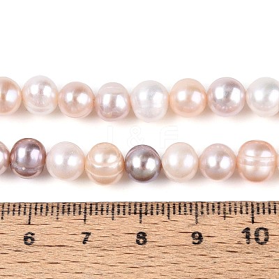 Natural Cultured Freshwater Pearl Beads Strands PEAR-T006-26-1