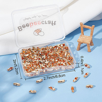 200Pcs Brass Ball Chain Connectors KK-BBC0004-70-1