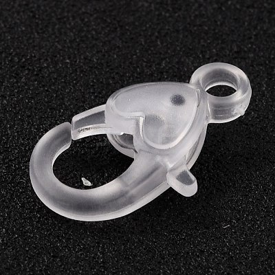 Plastic Lobster Claw Clasps PALLOY-F017-01A-1