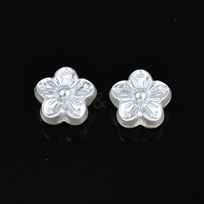 ABS Plastic Imitation Pearl Beads OACR-N008-152-1