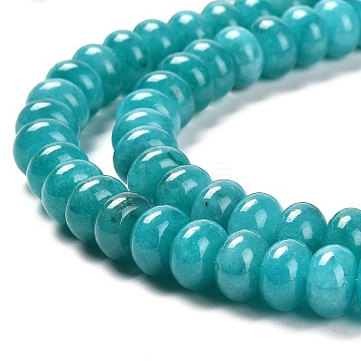 Dyed Natural White Jade Beads Strands G-G107-A04-01-1
