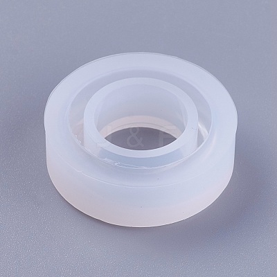 Transparent DIY Ring Silicone Molds DIY-WH0128-09A-1