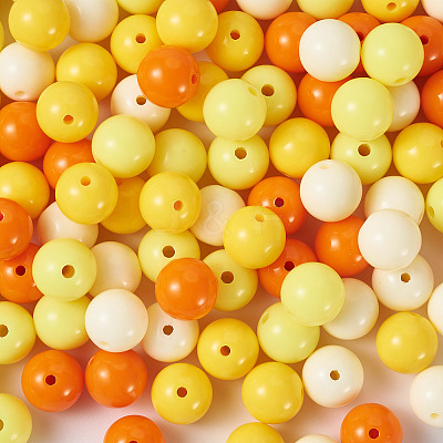 Opaque Acrylic Beads OACR-TAC0014-06C-1