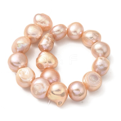 Natural Cultured Freshwater Pearl Beads Strands PEAR-A006-13E-1