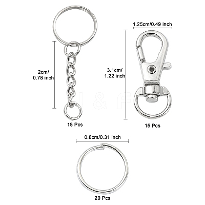 DIY Keychain Making Kit DIY-YW0007-69-1