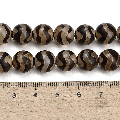Tibetan Style dZi Beads Strands GG-CBA4812-B03-10MM-1
