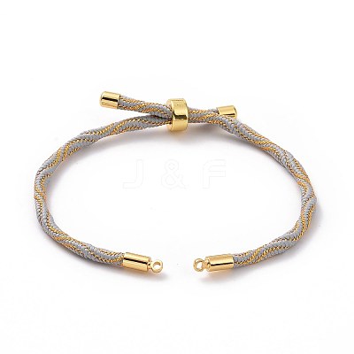 Nylon Cord Silder Bracelets MAK-C003-03G-13-1