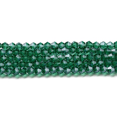 Transparent Electroplate Glass Beads Strands EGLA-A039-T2mm-A10-1