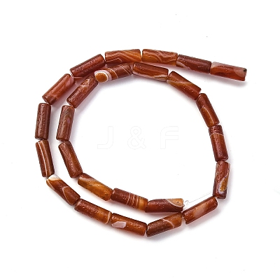 Natural Red Agate Beads Strands G-P570-A01-02-1