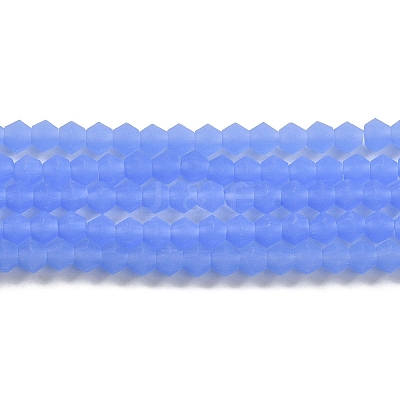 Imitation Jade Frosted Glass Bead Strands LS-EGLA-A039-J4mm-MD04-1