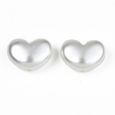 ABS Plastic Imitation Pearl Beads X-OACR-N008-141-1
