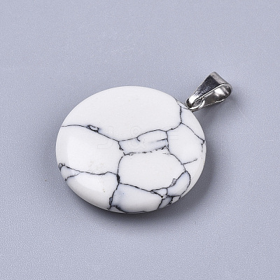 Synthetic Turquoise Pendants LS-X-G-R470-013-1