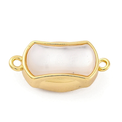 Rectangle Brass Box Clasps KK-P291-48G-02-1