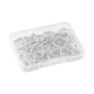 20Pcs 12 Styles Alloy Toggle Clasps FIND-FS0004-53P-1