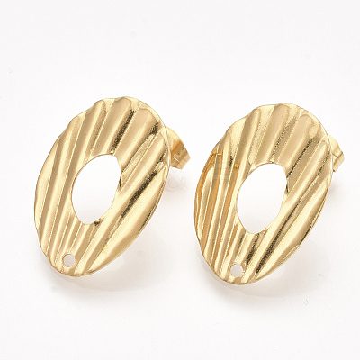 304 Stainless Steel Stud Earring Findings STAS-S079-47A-1