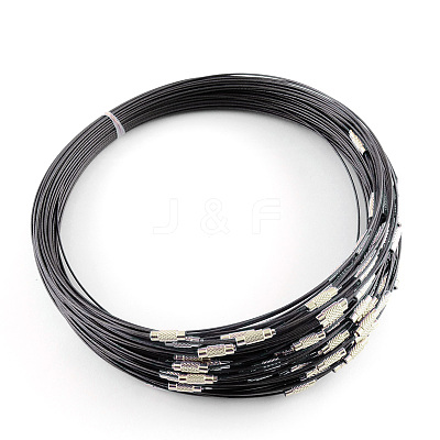 Steel Wire Bracelet Cord DIY Jewelry Making TWIR-R004-18-1