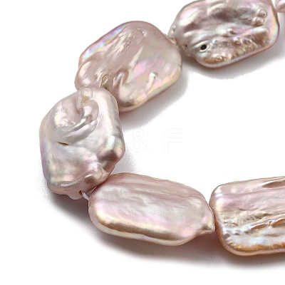 Natural Baroque Keshi Pearl Beads Strands PEAR-P064-01F-05C-1