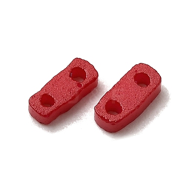 2-Hole Baking Paint Glass Seed Beads SEED-S023-17A-15-1