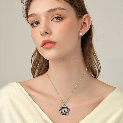1Bag Alloy Pendant Cabochon Settings FIND-SC0023-79A-03-1