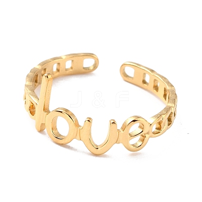 Ion Plating(IP) 304 Stainless Steel Finger Rings RJEW-L102-11G-1