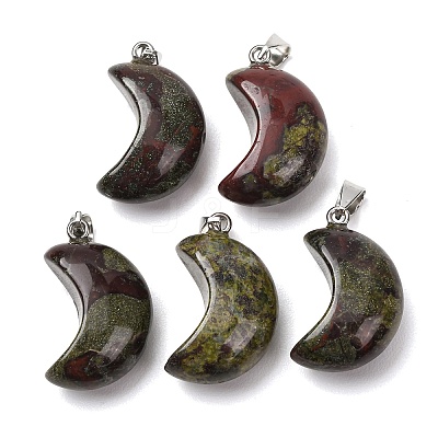 Natural Dragon Blood Pendants G-F820-02B-01-1