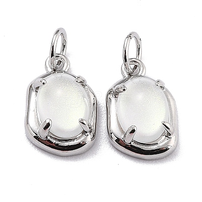 Eco-Friendly Brass Charms KK-H762-03P-1