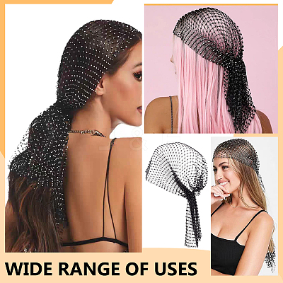 1Pc Polyester Elastic Headbands OHAR-FG0001-06B-1