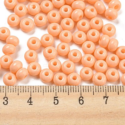 Imitation Jade 3/0 Glass Seed Beads SEED-Z001-A-B11-1