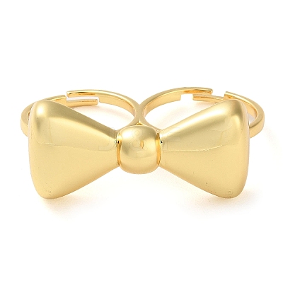 Brass Open Cuff Rings RJEW-K266-17G-1