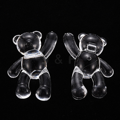 Transparent Acrylic Beads MACR-S373-01B-205-1