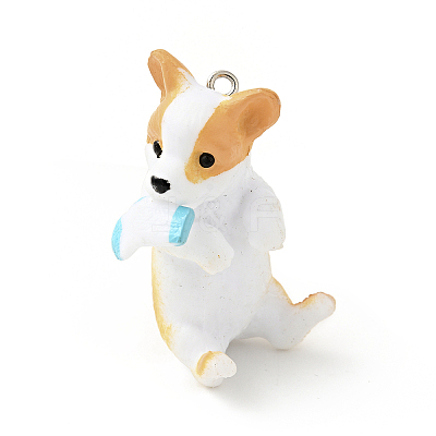 PVC Plastic Cartoon Pendants PVC-G004-01G-1