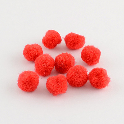DIY Doll Craft Pom Pom Yarn Pom Pom Balls AJEW-S006-15mm-12-1
