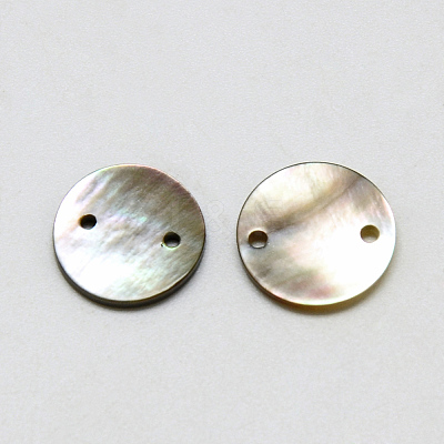 Black Lip Shell Links connectors X-SSHEL-R042-06-1