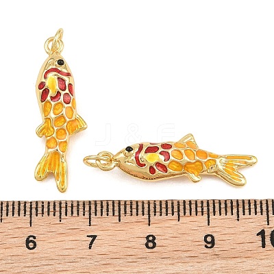 Brass Enamel Pendants KK-CBA3297-05A-G02-1