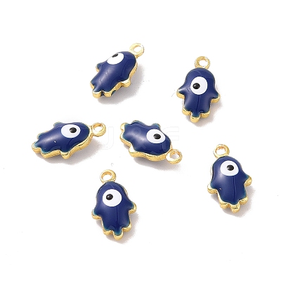 Brass Enamel Pendants KK-J302-04G-1