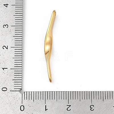Ion Plating(IP) 202 Stainless Steel Twist Connector Charms STAS-Q336-13A-G-1