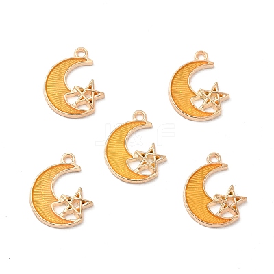 Alloy Enamel Pendants ENAM-S121-061-G-1