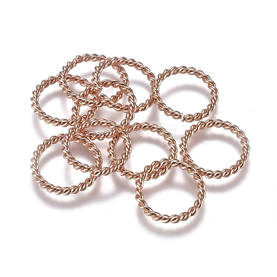 304 Stainless Steel Open Jump Rings STAS-E484-71C-RG-1