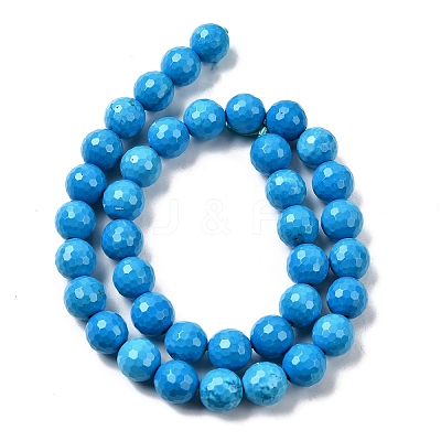 Natural Magnesite Beads Strands G-P598-E-10mm-02-1