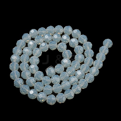 Imitation Jade Glass Beads Stands EGLA-A035-J8mm-D06-1