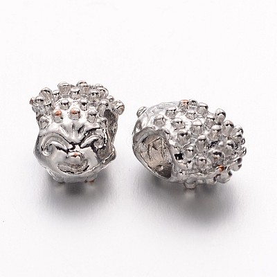 Tibetan Style Alloy European Beads MPDL-7606-P-NR-1